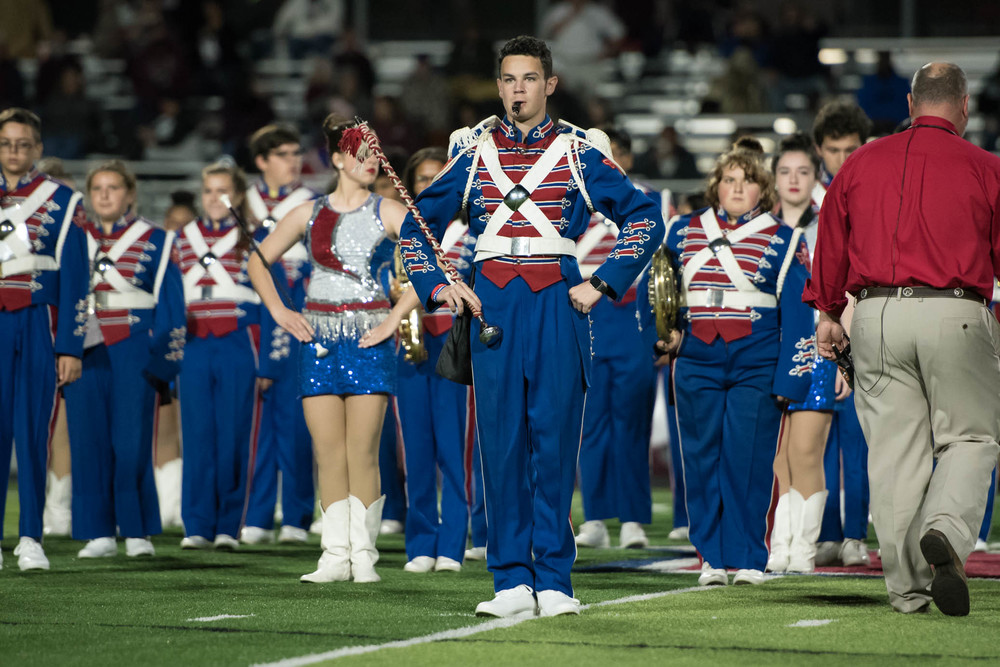 Turner Sugg leads the HISD marching band
