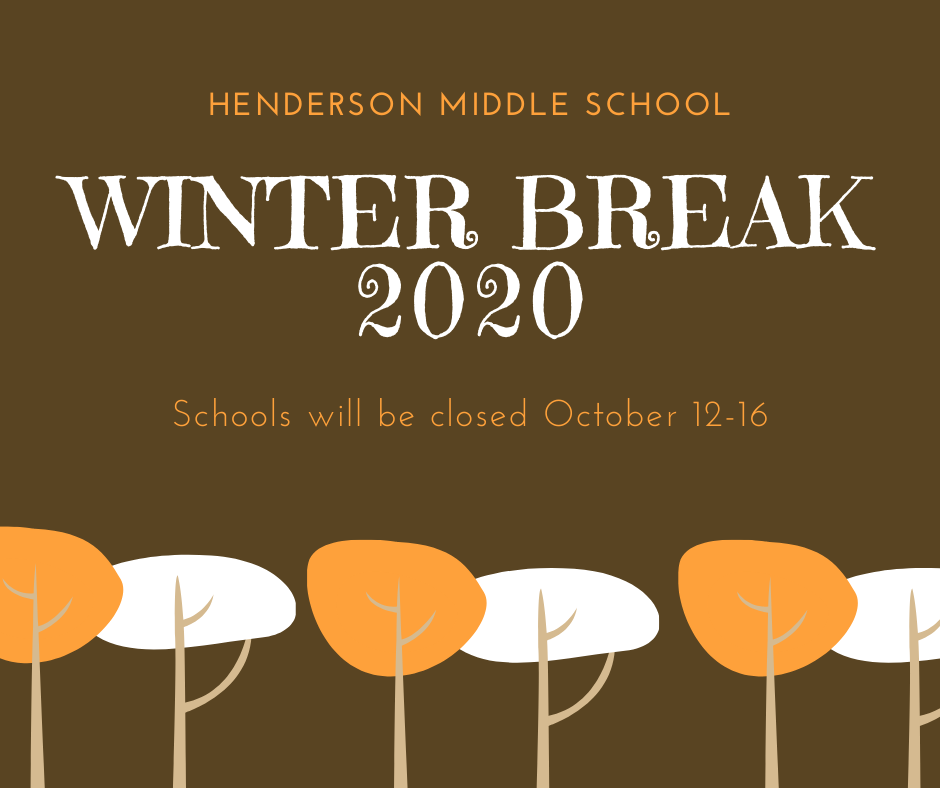 Winter break reminder