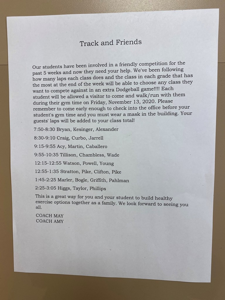 Track and Friends Day